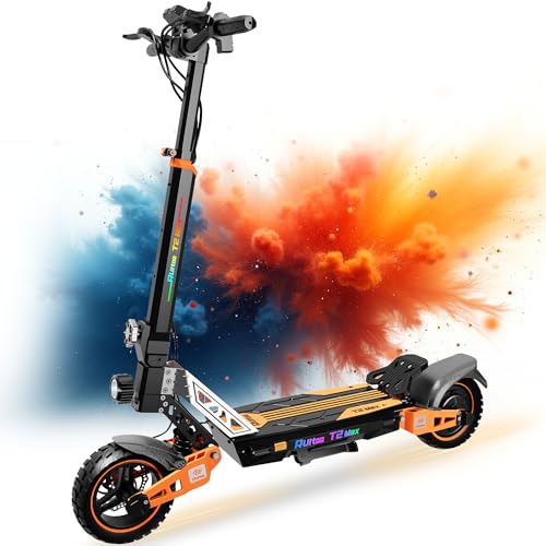 Ruitoo® Electric Scooter, 1000W/1600W/5600W Motor, Off Road Electric Scrooter Adults, 27/32/34/47Mph Top Speed, 28/35/44/50/53 Miles Max Range