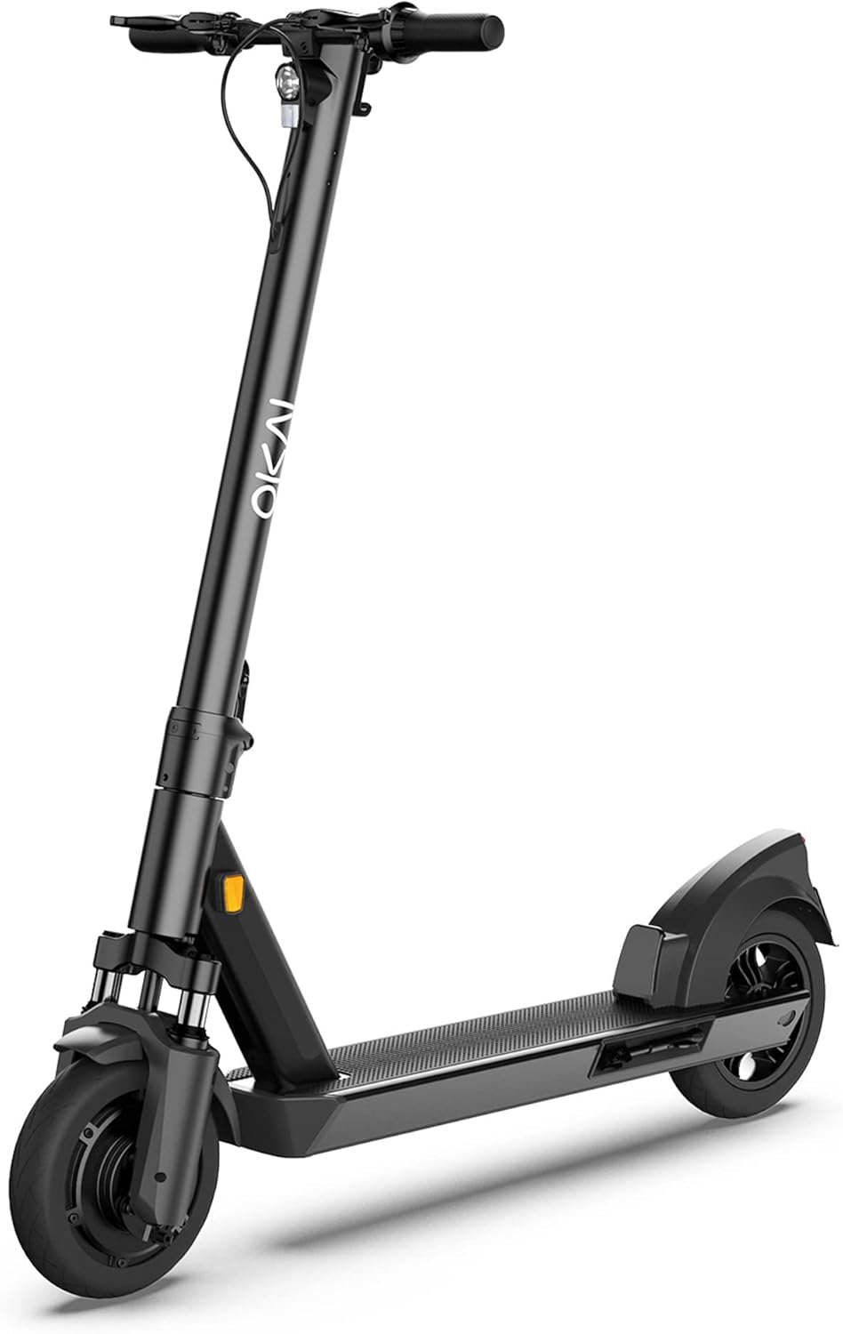 OKAI ES200E Electric Scooter for Adults - Powerful 350W Motor - 25 Miles Long-Range - 9.5" Solid Tires High Load Foldable E Scooter