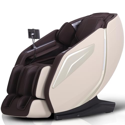 4D Massage Chair: Full Body Zero Gravity Massage Chair Full Body SL Track Chair Massage Black