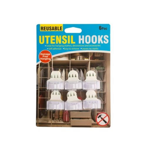 Kole Imports HH334-80 Reusable Utensil Hooks Set (Pack of 80)