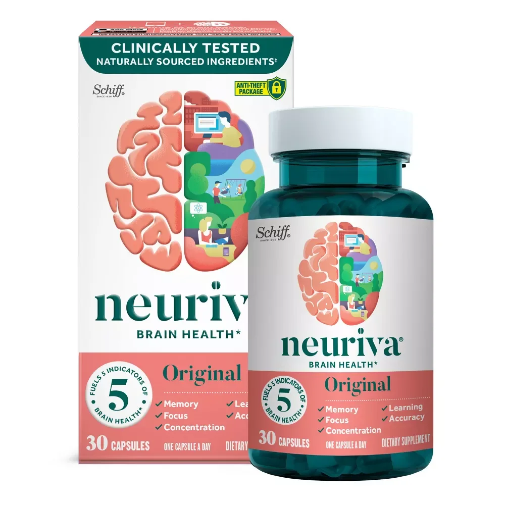 Schiff Neuriva Original Brain Performance Capsules, 30 Ea, 2 Pack - Curated Treasures Market