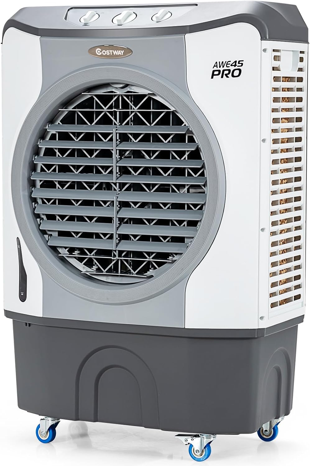 Swamp Cooler, 4-in-1 Evaporative Air Cooler with 100&deg; Oscillation, 12 Gal Water Tank, 3 Wind Speeds