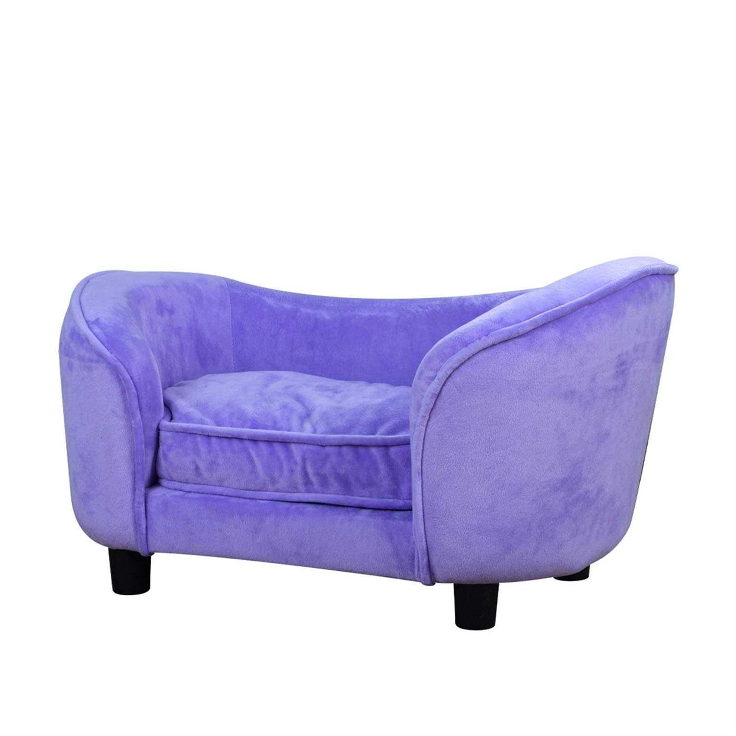 Getifun Pet Bed Sofa Velvet Couch Washable Cushion for Small Dog Cat - Pet Supplies online store
