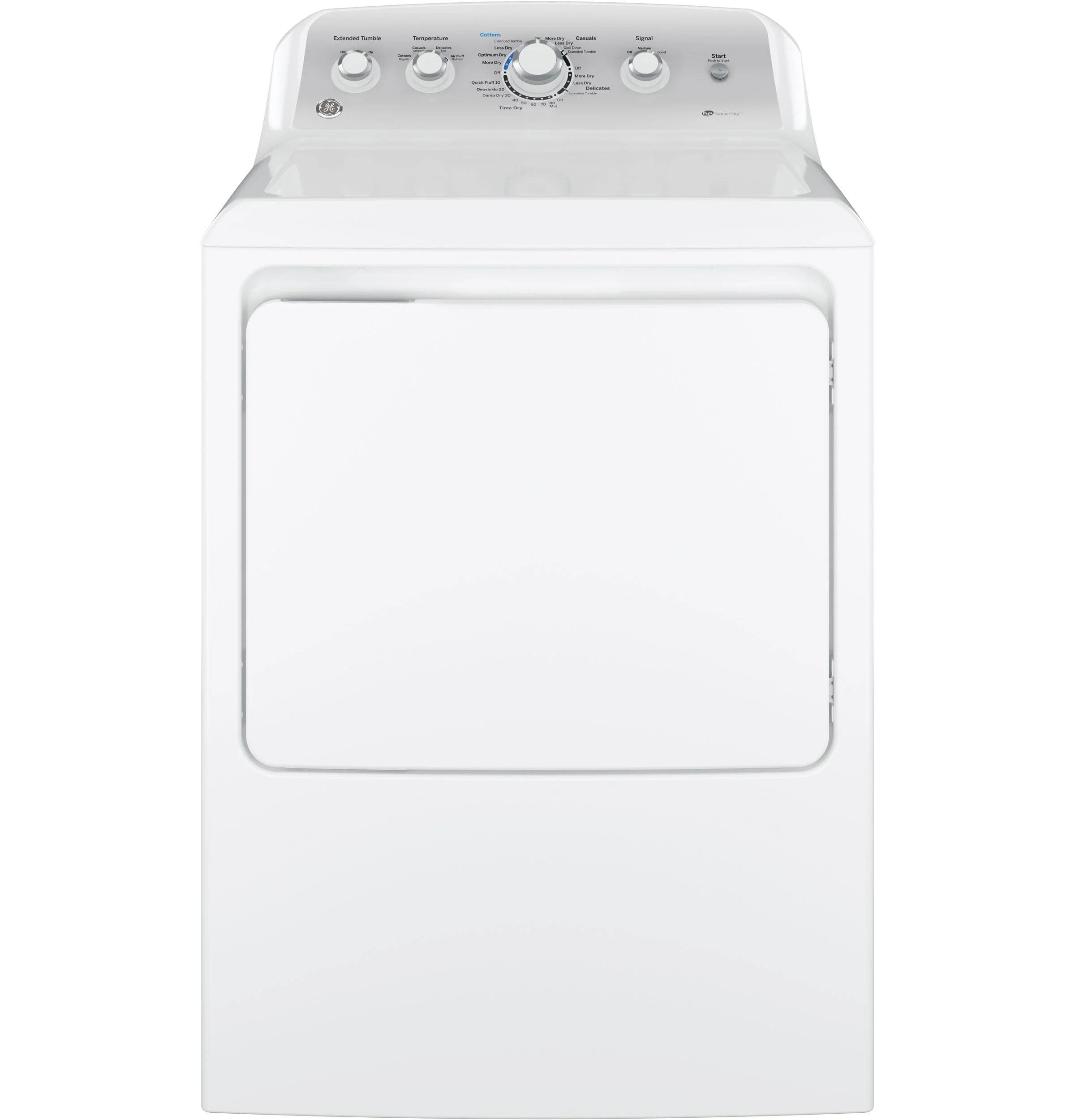 GE Appliances 7.2 cu. ft. Gas Dryer with Aluminized Alloy Drum and HE Sensory Dry
