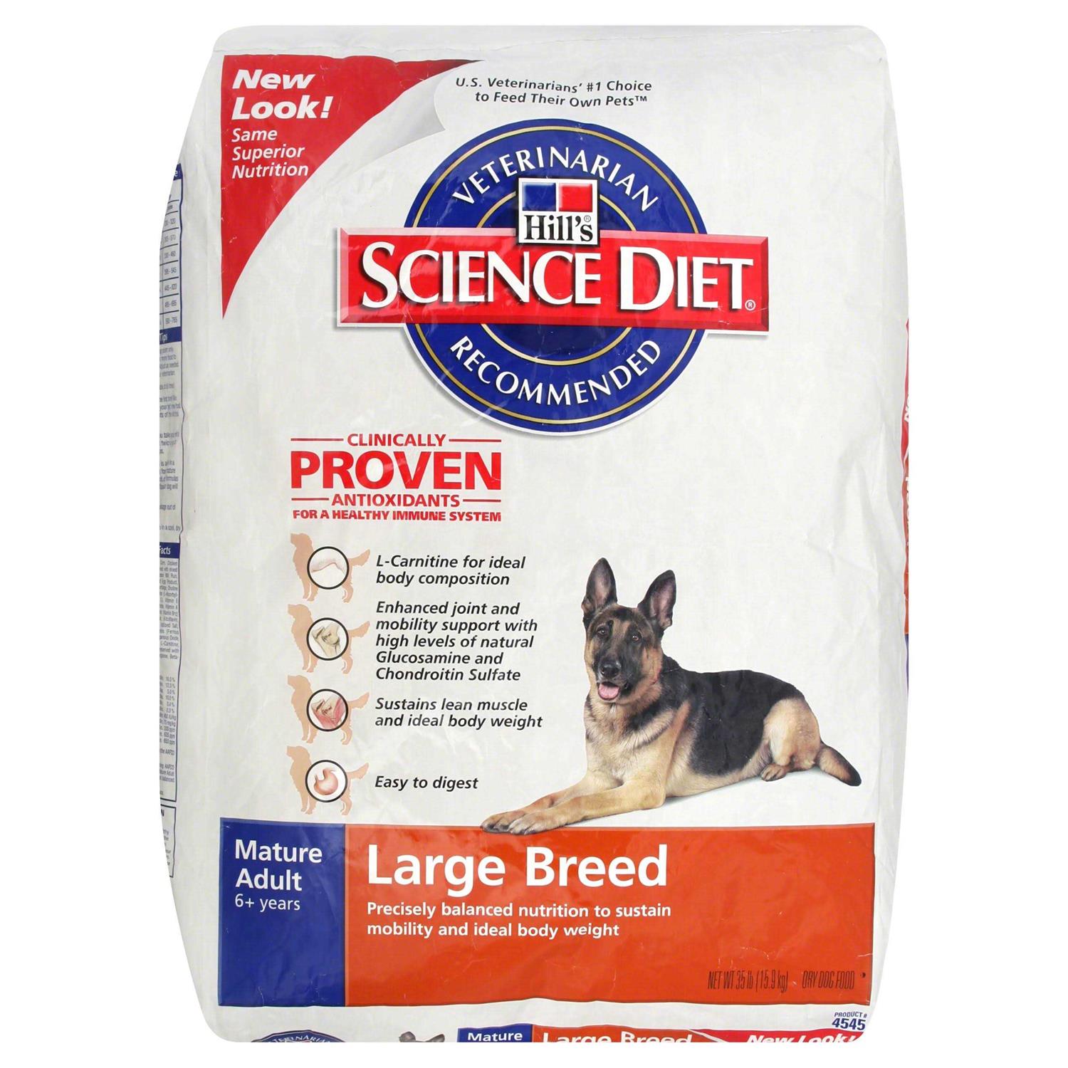 Hill's Science Diet Adult 6+ Large Breed Chicken Meal Dry Dog Food - Pet Supplies online store