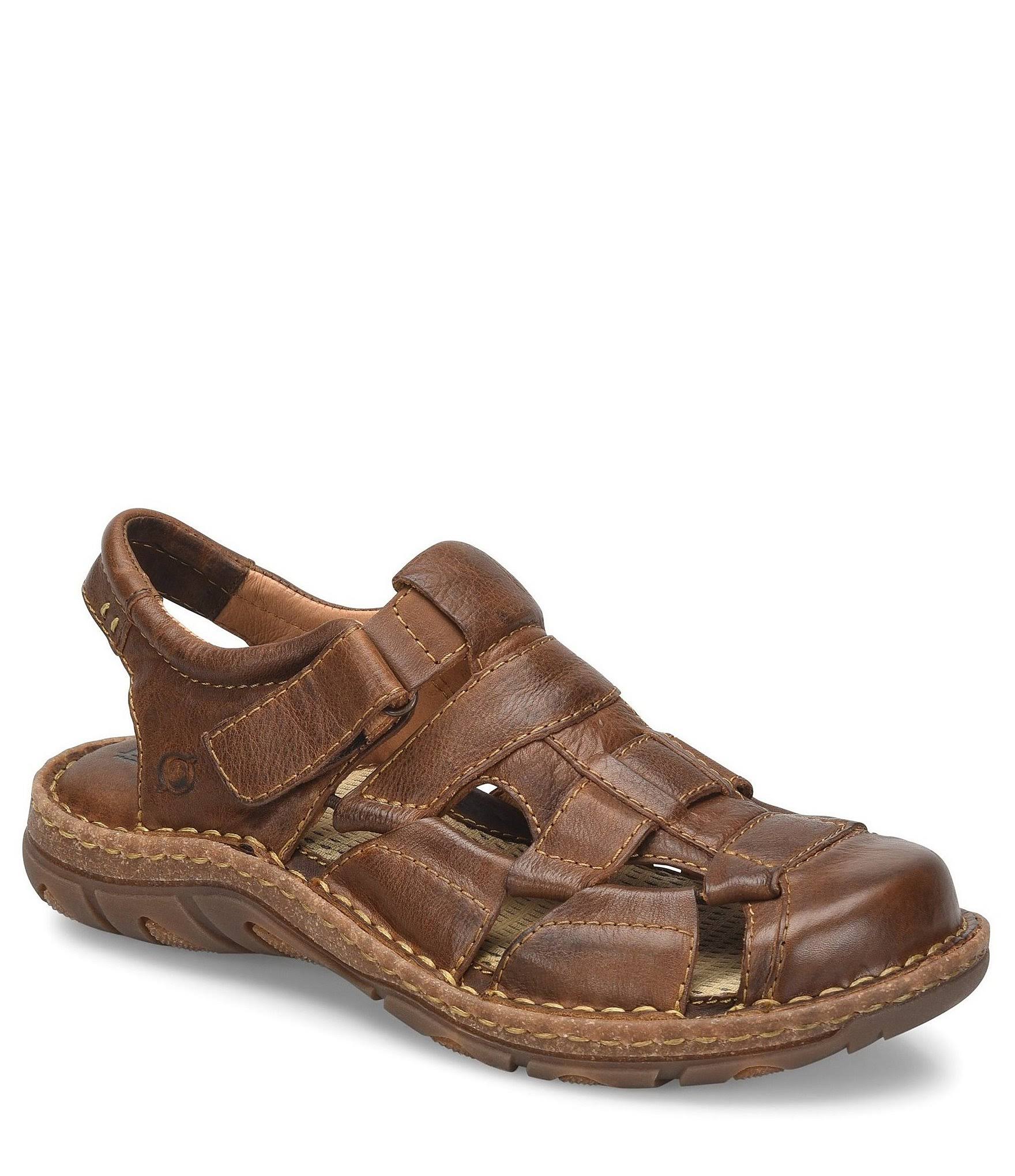 Born Cabot III Fisherman Sandals, Men&s, Brown, Size: 8