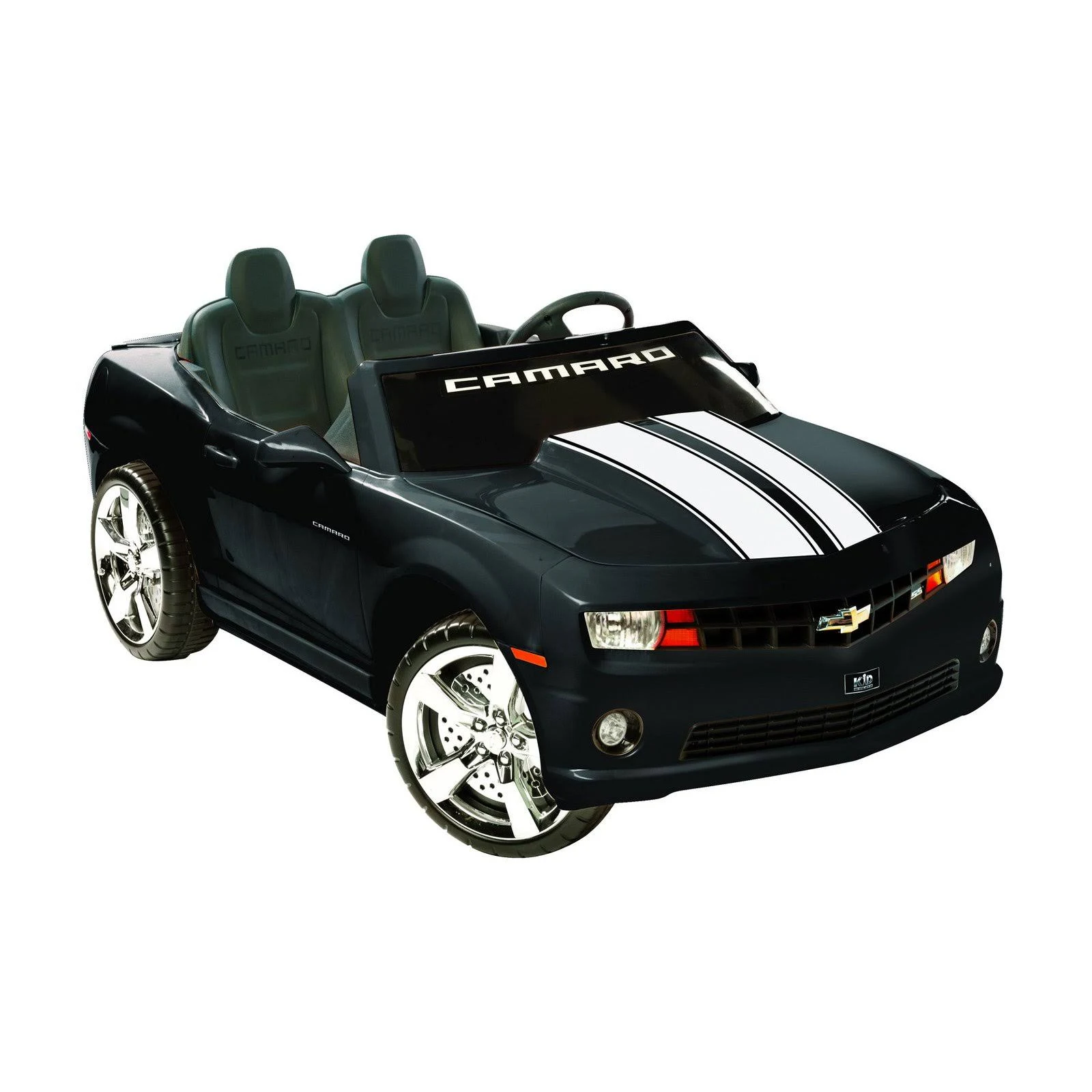 Kid Motorz Black 2-Seater Chevrolet Racing Camaro