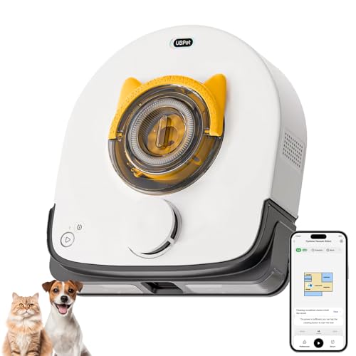 Robot Vacuum Cleaner, 22,000Pa Ultra-Strong Suction - Automatic Robot Vacuum for Pet Hair & Carpets, Tangle-Free Cleaning
