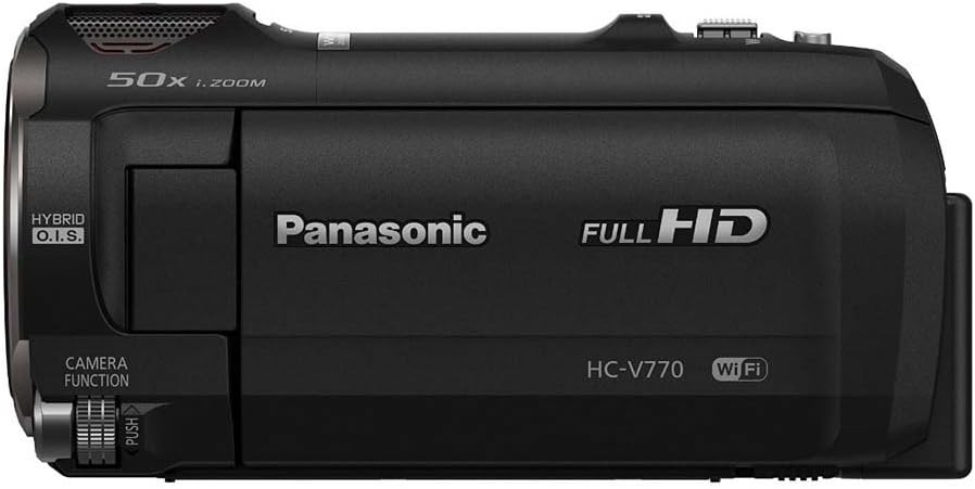Panasonic Full HD Video Camera Camcorder HC-V770, 20X Optical Zoom, 1/2.3-Inch BSI Sensor, HDR Capture