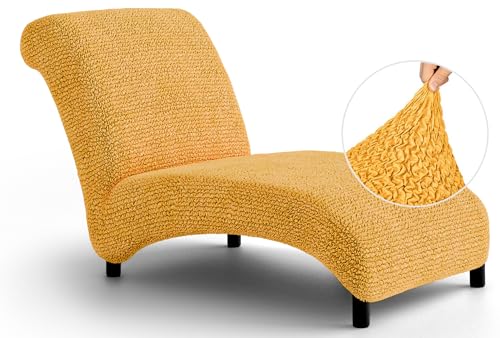 PAULATO BY GA.I.CO. Chaise Lounge Cover - Lounge Sofa Covers - Lounge Chair Cover- Fabric Slipcovers - 1-piece Form Fit Stretch Furniture Slipcover