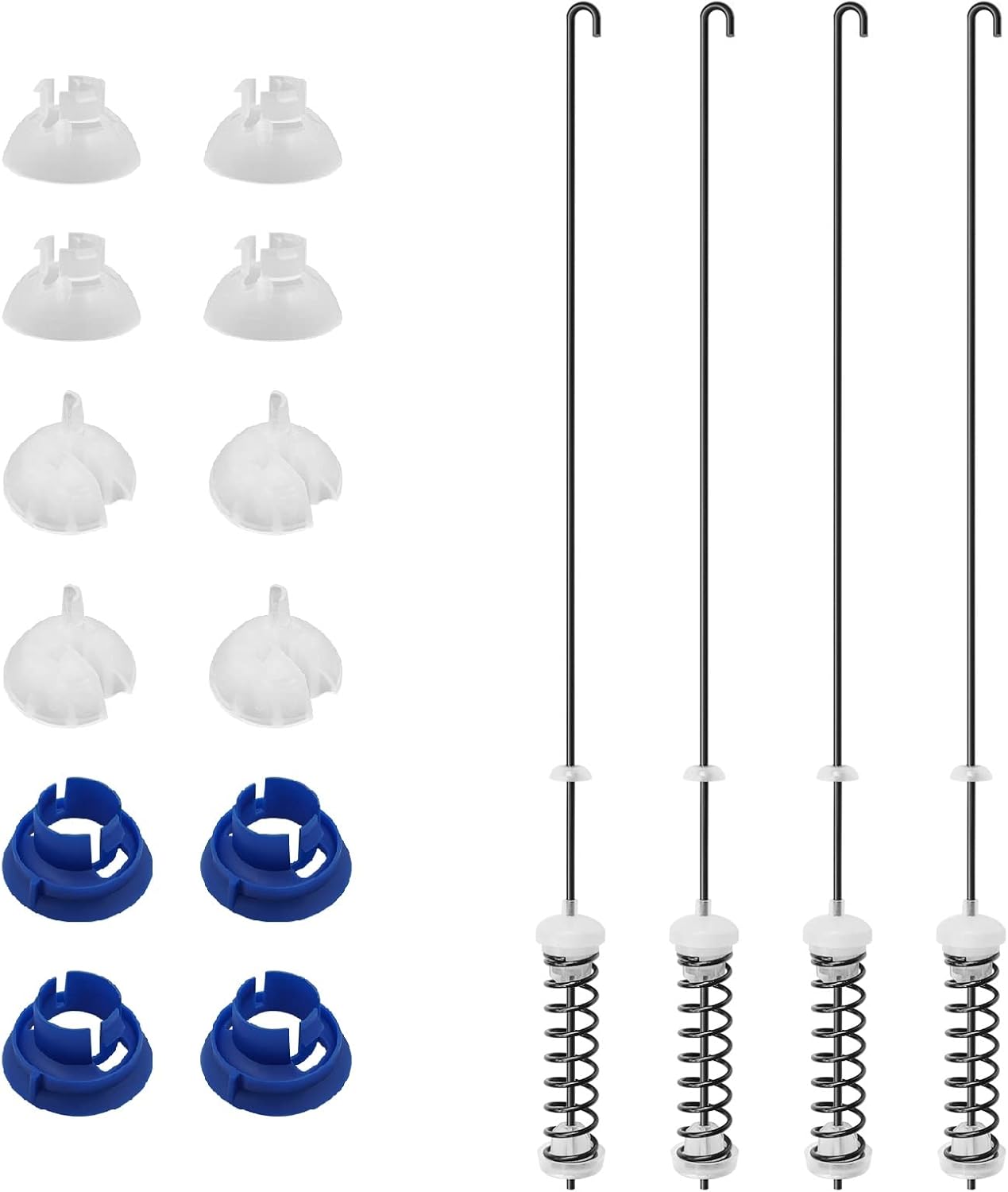 W11130362 Washer Suspension Kit - Compatible with Whirlpool,May-tag,Ken-more,Amana,Washing Machine - Fit WTW5000DW0, WTW5000DW2, MVWC565FW0