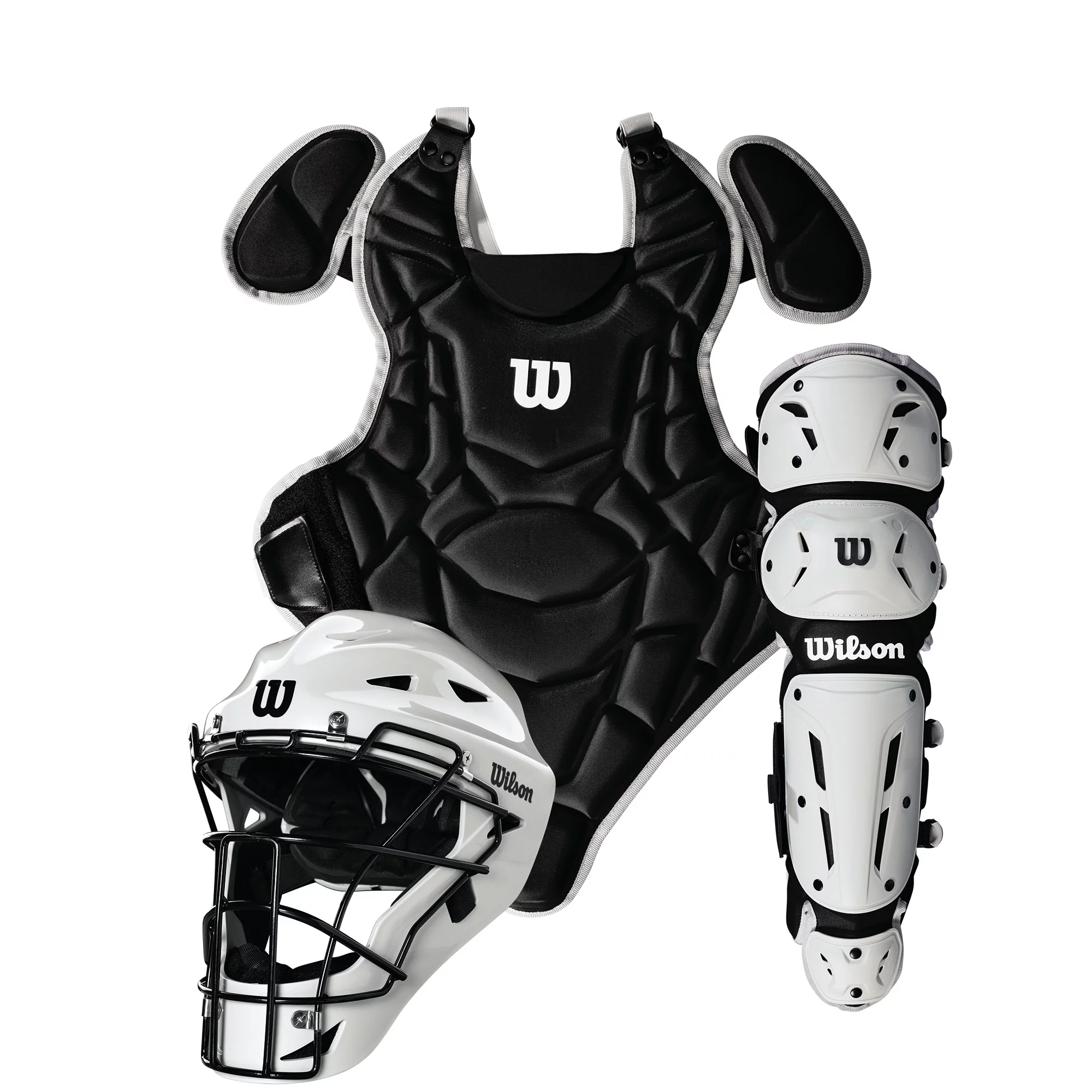 Wilson EZ Gear 2 Catchers Kit, Black - SM/Med