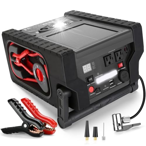 ZunDian Jump Starter with Air Compressor 260PSI, Car Jump Starter