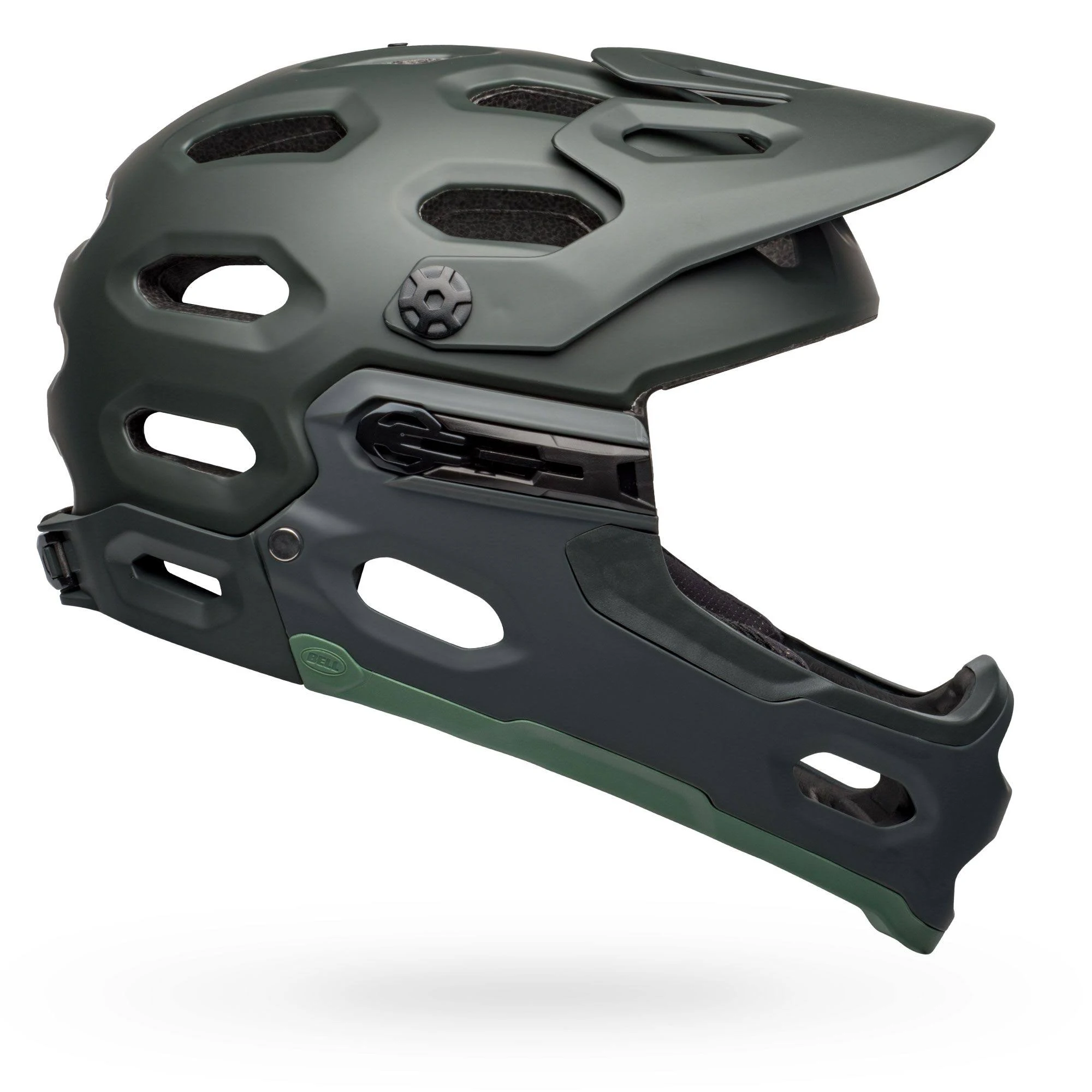 Bell Super 3R MIPS Helmet Large Matte Green