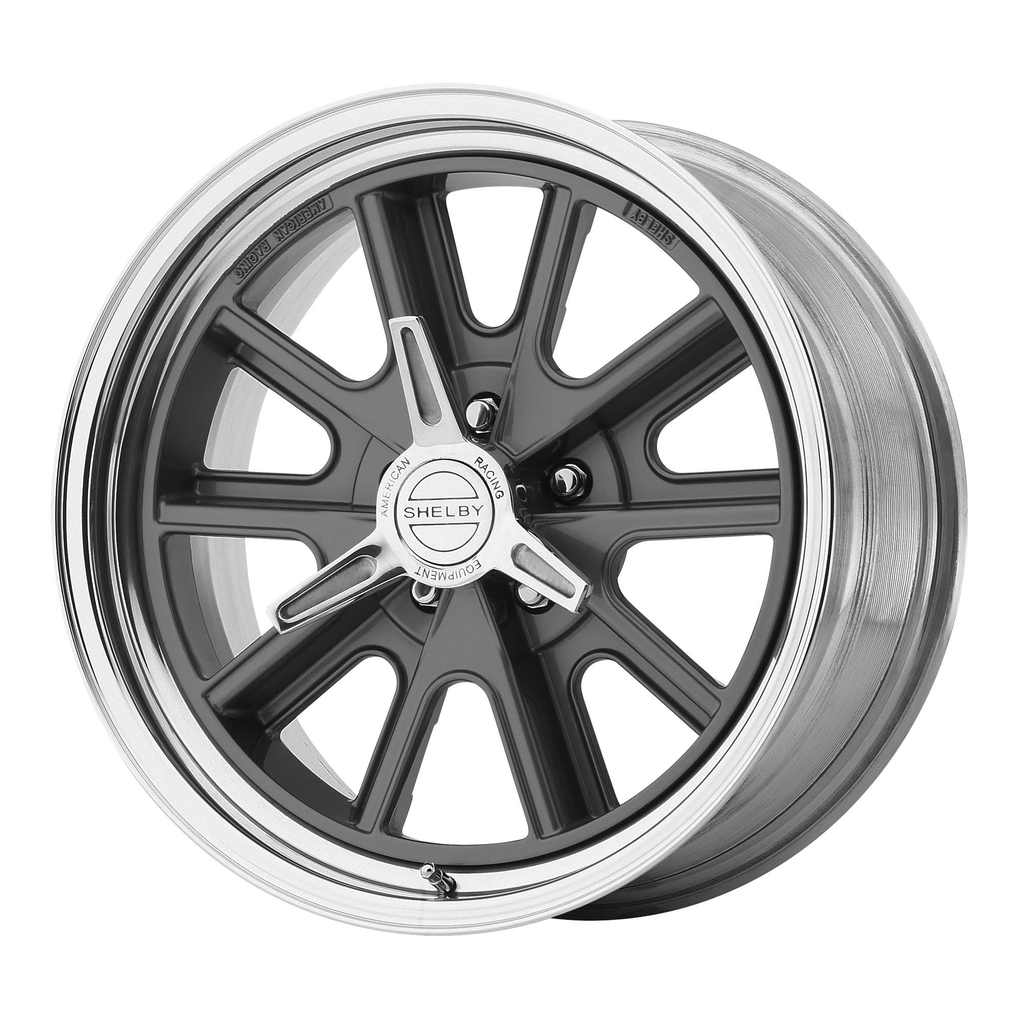 American Racing VN427516132 - 427 Shelby Cobra Two-Piece 15x22 Gloss Gray