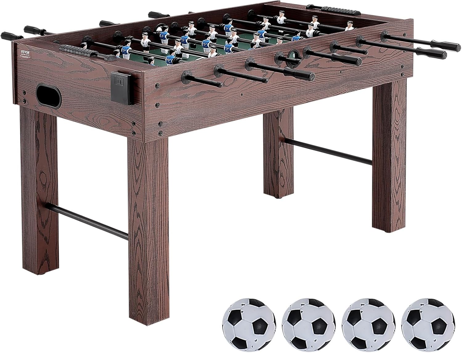 VEVOR Foosball Table, 55 inch Standard Size Foosball Table, Indoor Full Size Foosball Table for Home, Family, and Game Room
