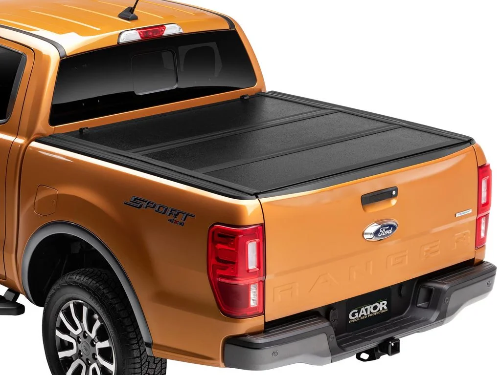 Gator by RealTruck EFX Hard Tri-Fold Truck Bed Tonneau Cover | GC24023 | Compatible with 2019 - 2023 Ford Ranger 6' 1" Bed (72.7")