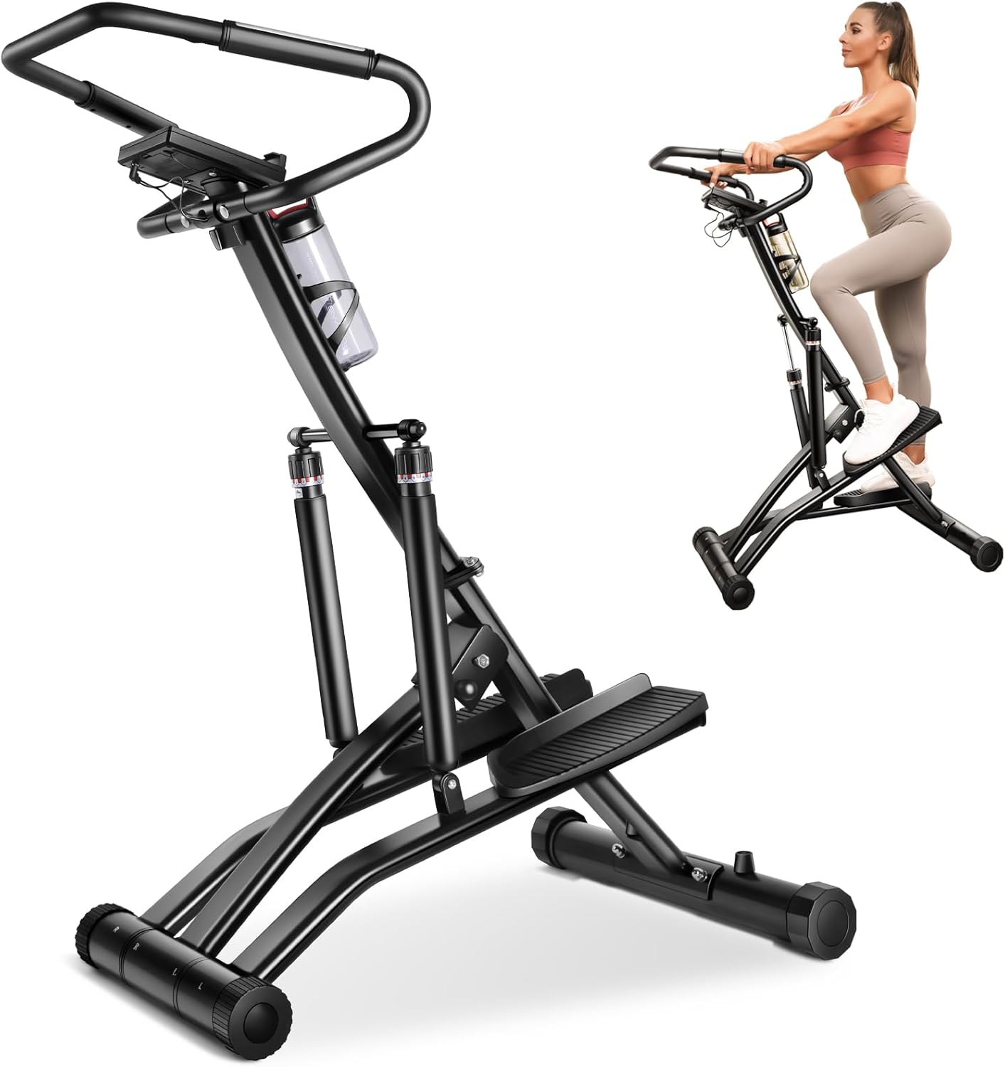 BODY RHYTHM Steppers for Exercise at Home, Power Stair Stepper Machine for Cardio & Climbing Training