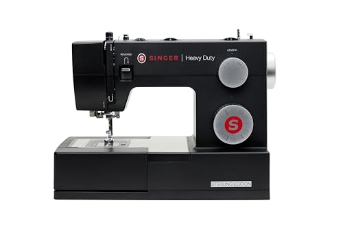 SINGER® Sterling Edition Heavy Duty 4432 Sewing Machine with Accessory Kit | Strong Motor with Enhanced Piercing Power, 110 Stitch Applications