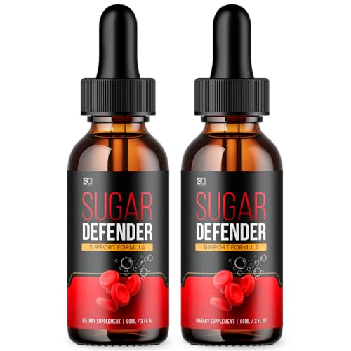 (2 Pack) Sugar Defender Drops, Sugar Defender Liquid Supplement 24 Hour Defense Official Formula