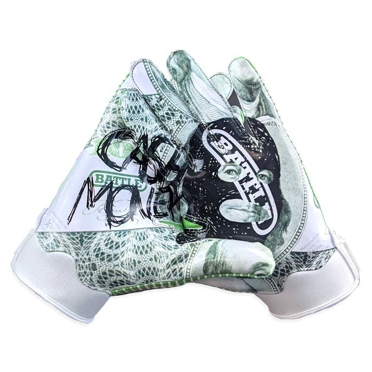 Battle Sports Cash Money Doom 1.0 Football Receiver Gloves