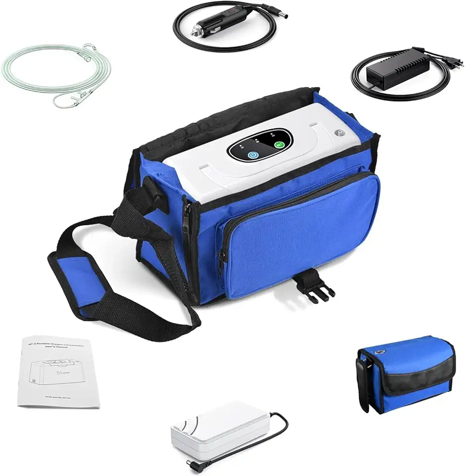Sponsored Ad - Portable Oxygen Concentrator for Travel-3 L Portable Oxygen Generator with Oxygen Tubing &All Accessories