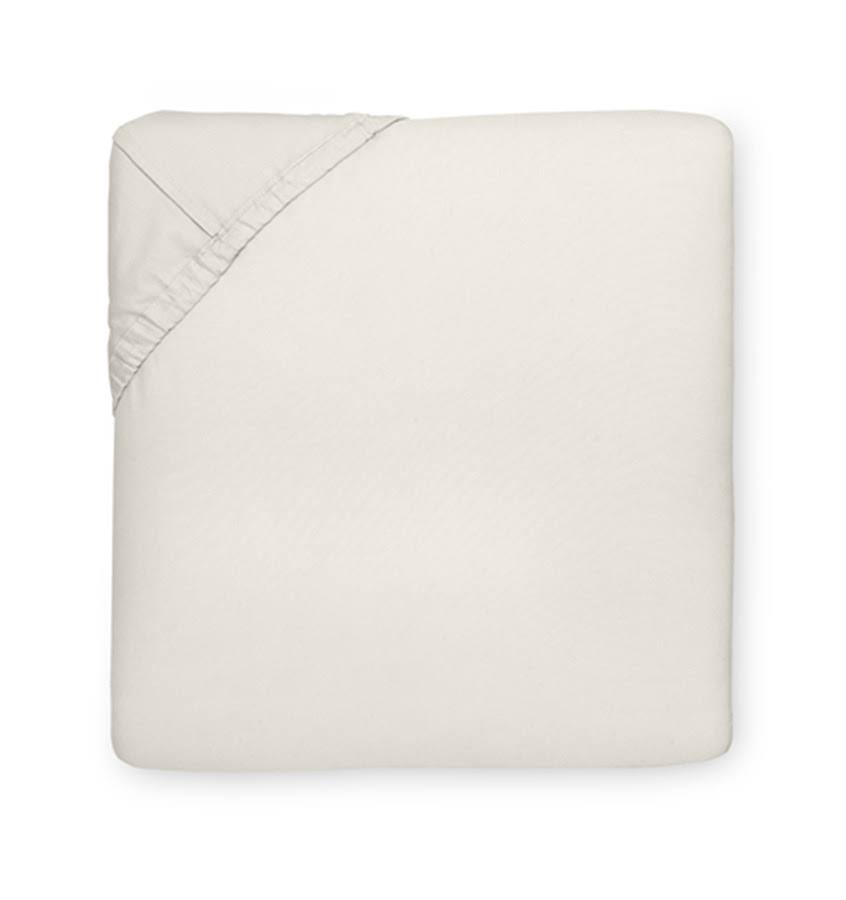 Sferra Giza 45 Percale Fitted Sheets King / Ivory
