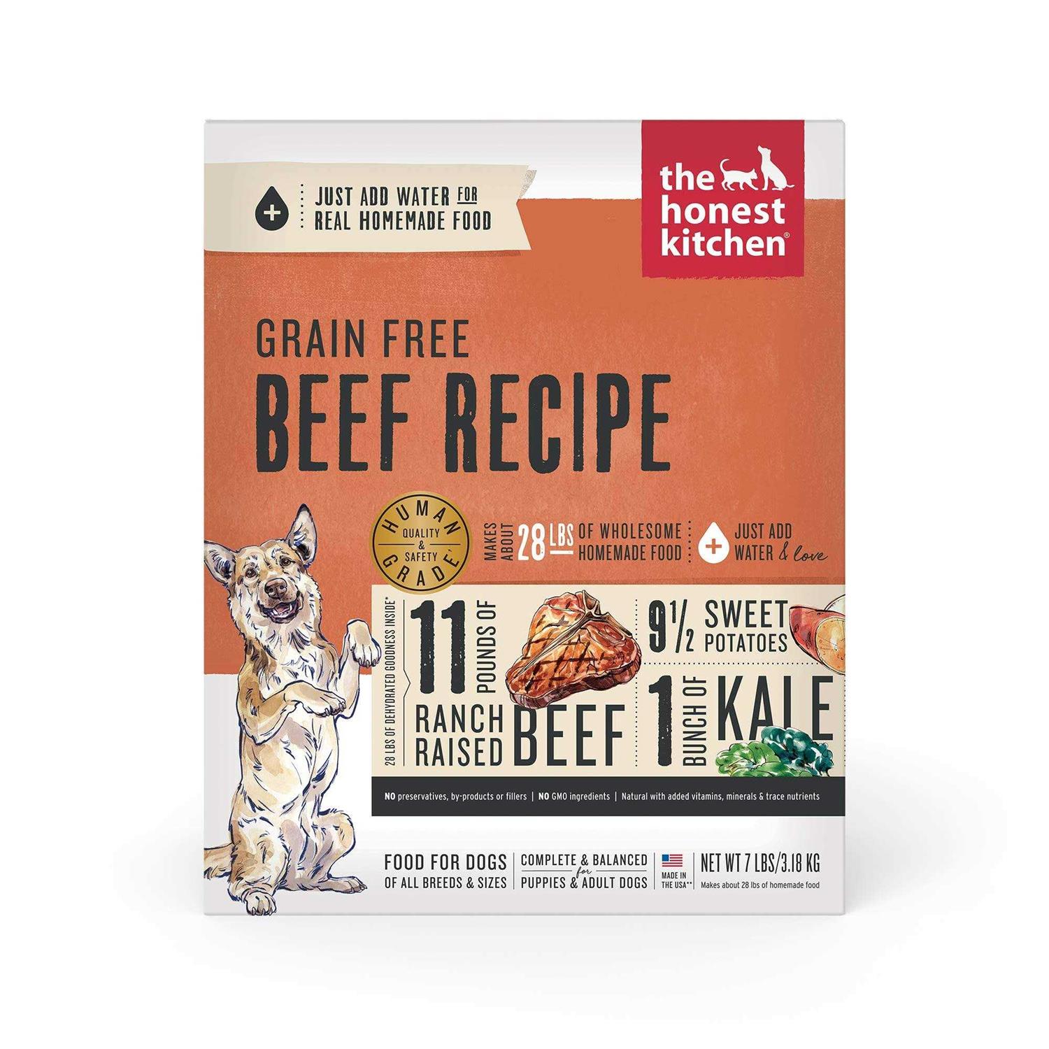 The Honest Kitchen Dehydrated Grain Free Beef Dog Food - Pet Supplies online store
