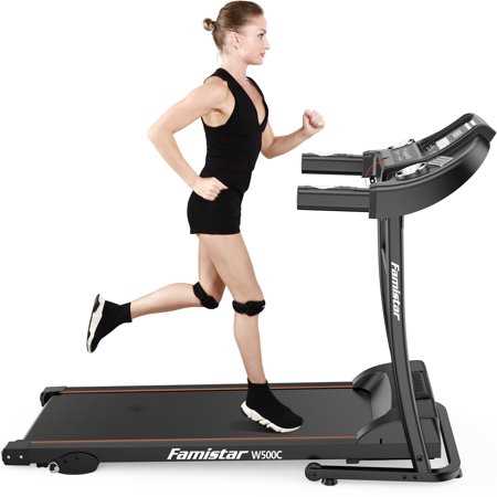 Folding Treadmill for Home with Adjustable Incline, Smart App, 8mph Speed, 250lbs, HiFi Bluetooth Speakers, 15 Programs 3 Modes, 3.0hp Foldable