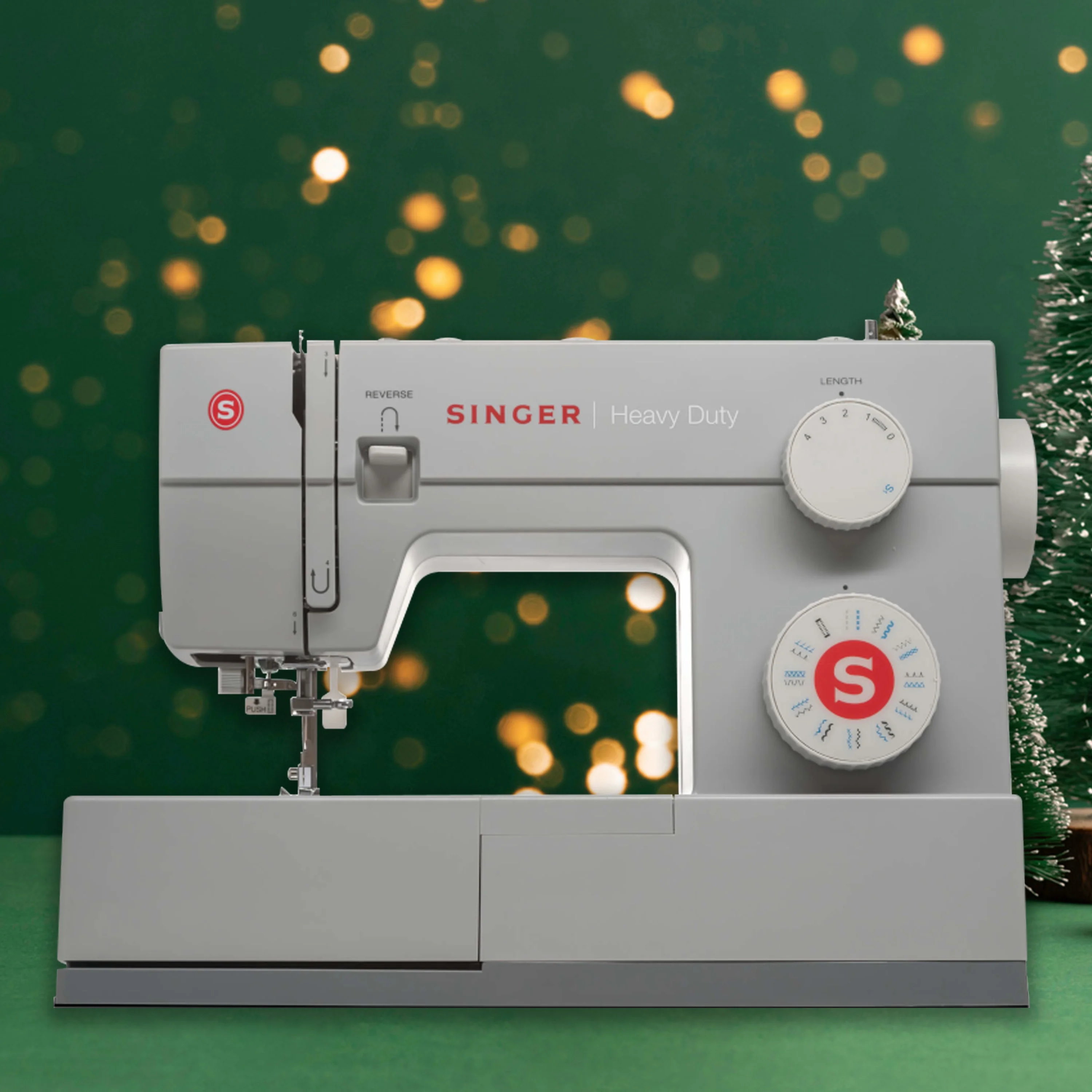 SINGER? Heavy Duty 44S Mechanical Sewing Machine and SINGER? Sew Essentials? Sewing Kit Bundle - Curated Treasures Market