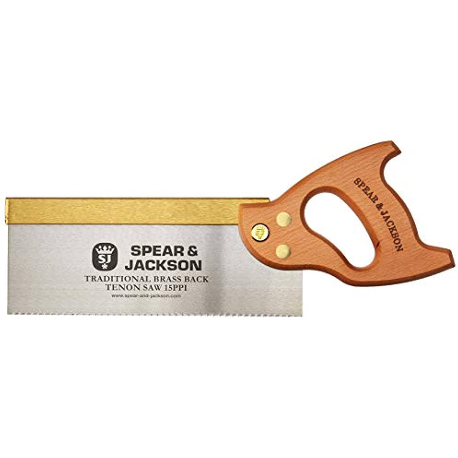 Spear u0026 Jackson 9540B-91 Traditional Brass Back Tenon Saw, 10x22 x 15x22 Brown/Silver - Megean