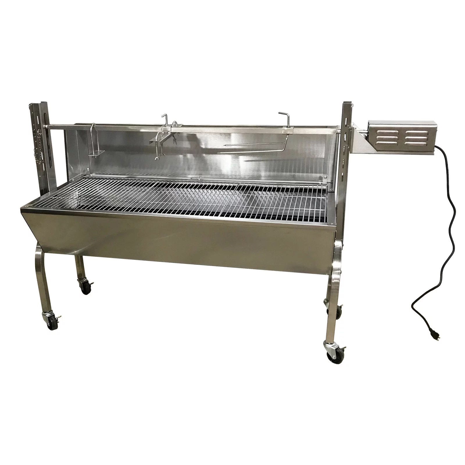Commercial Bargains Rotisserie Pig Roaster Charcoal Electric Motor Grill