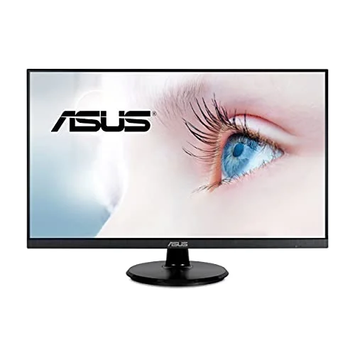 ASUS 27" 1080P Monitor (VA27DQ) - Full HD, IPS, 75Hz, Speakers, Adaptive-sync/FreeSync(tm), Low Blue Light, Flicker Free, VESA Mountable, Frameless