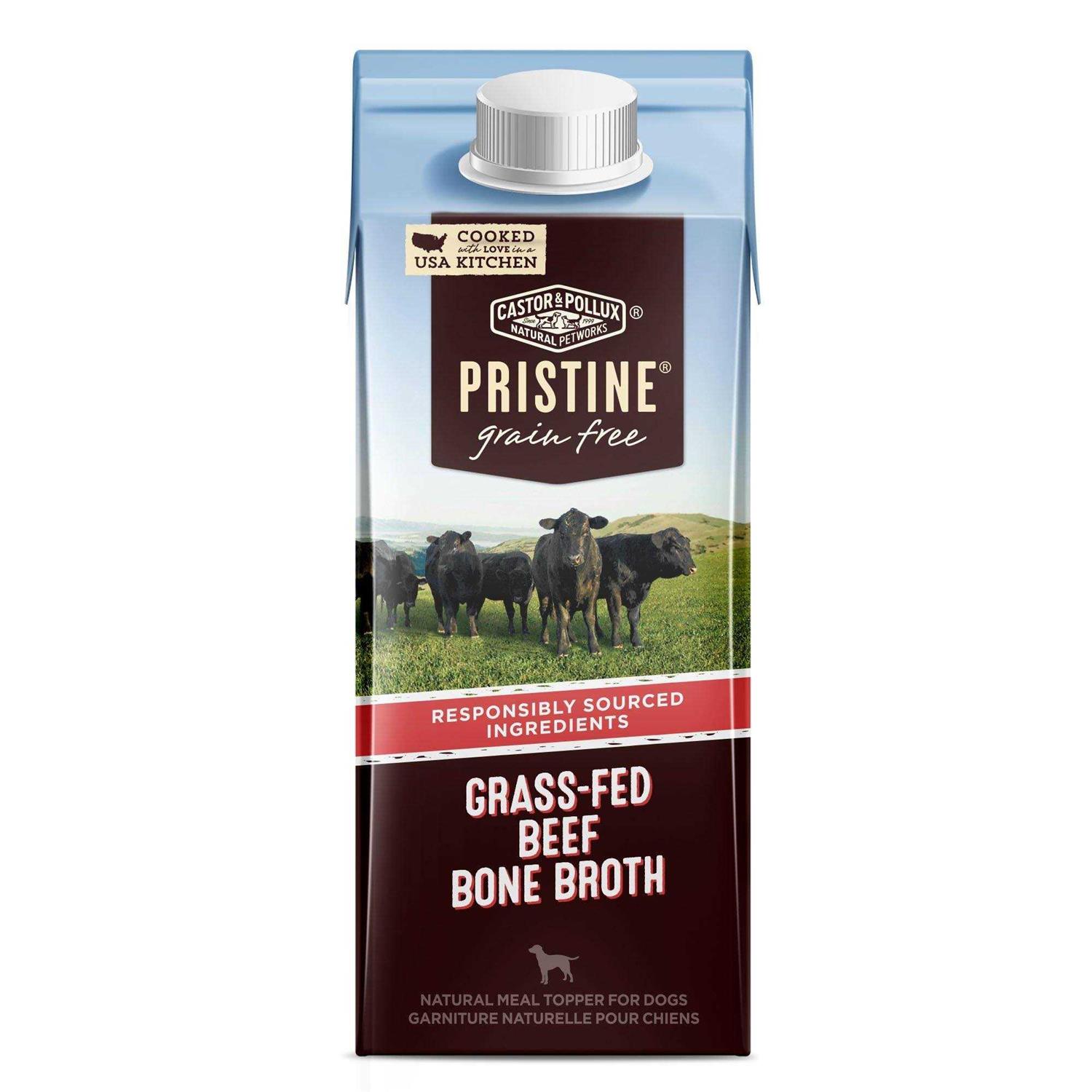 Castor &amp; Pollux Pristine Beef Bone Broth - Pet Supplies online store