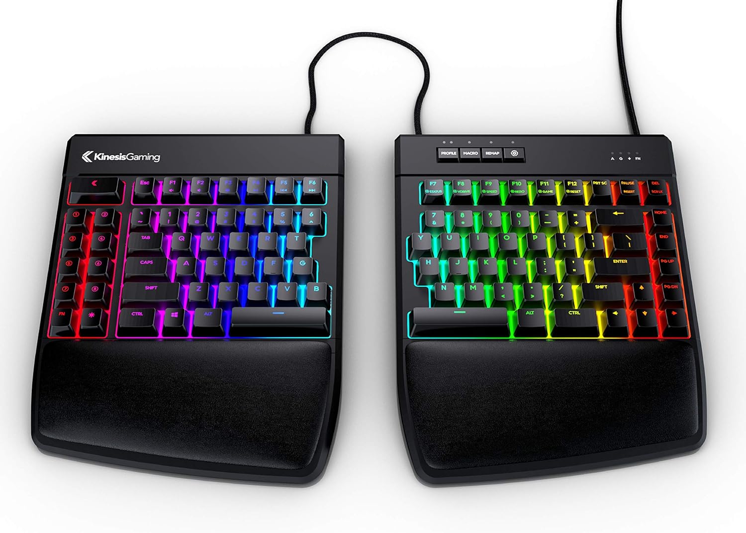 KINESIS GAMING Freestyle Edge RGB Split Mechanical Keyboard (MX Brown)