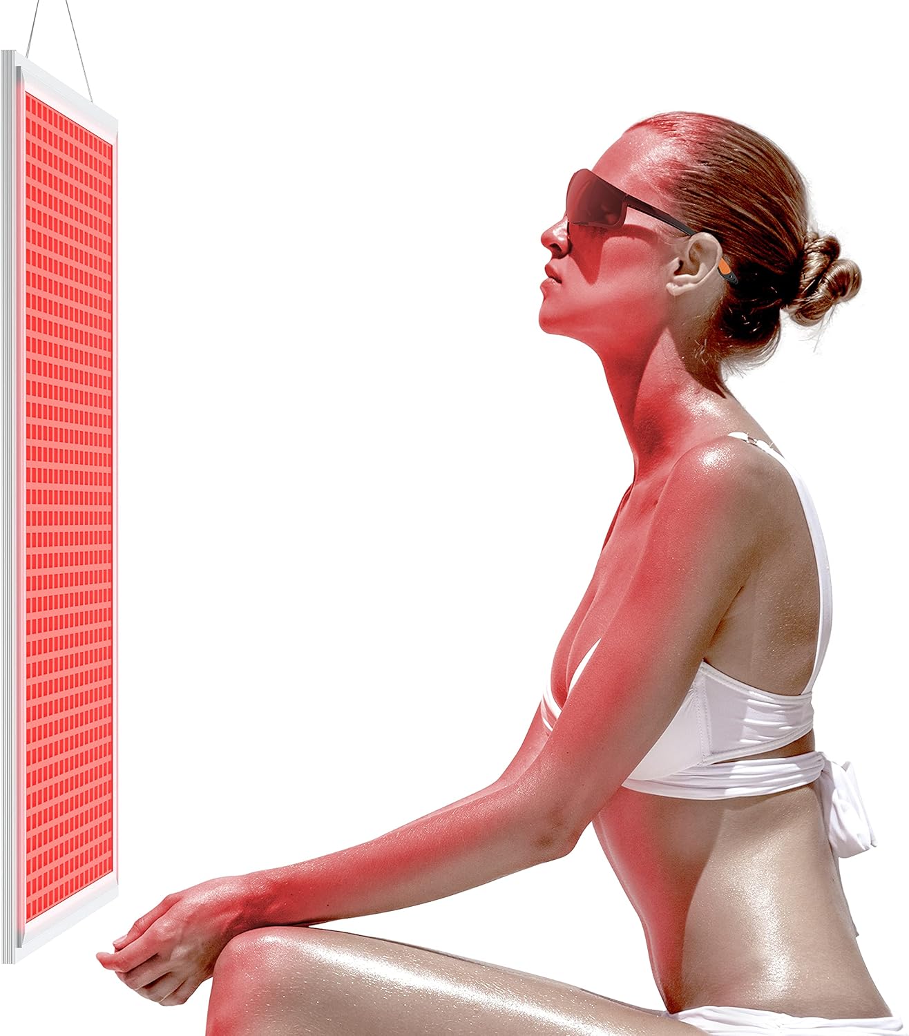 Allisable Red Light Therapy Panel, Deep Red Light 660nm for Face and Skin(646 LEDs)