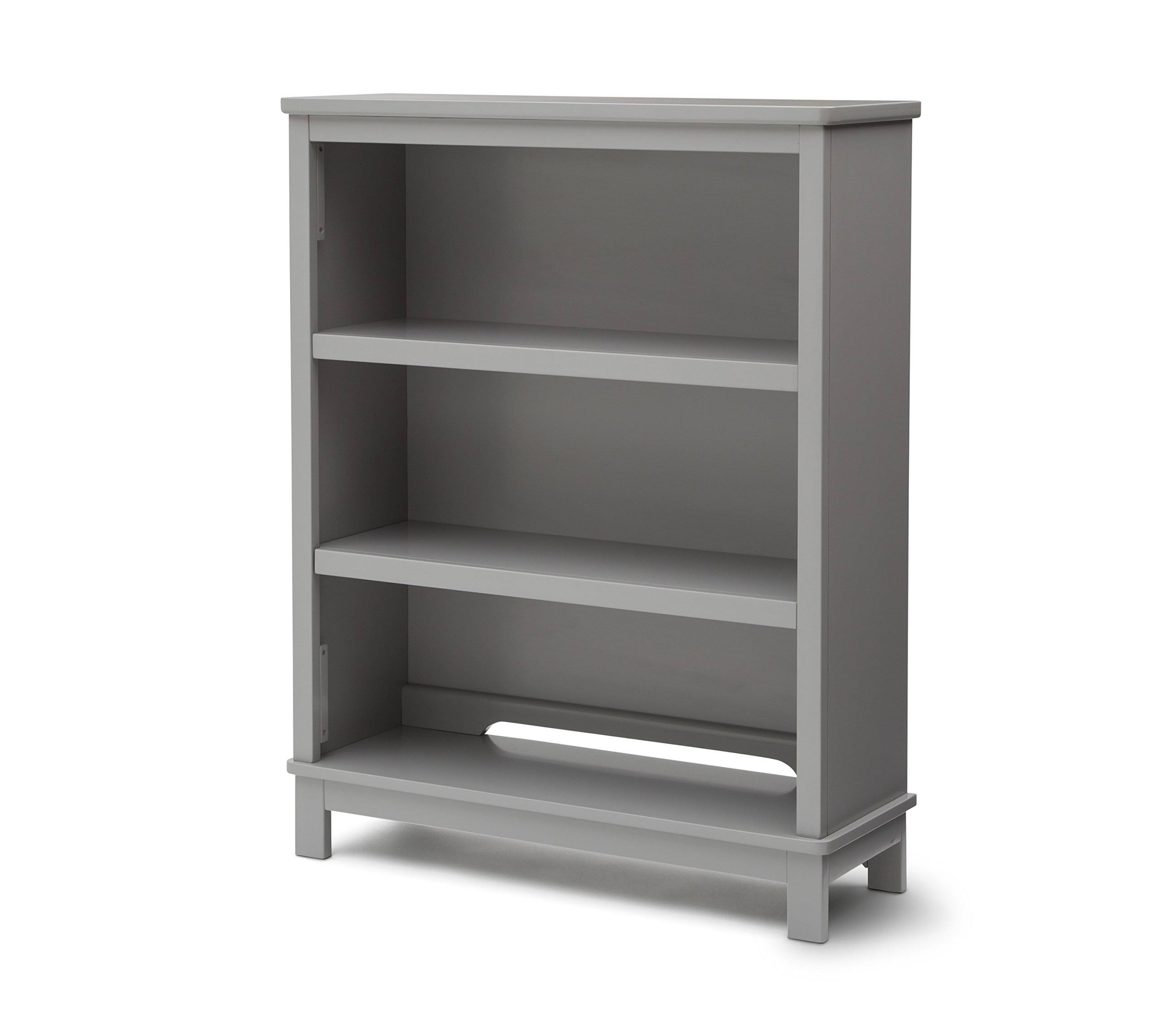 Delta Children Universal 3-Shelf Bookcase, Grey