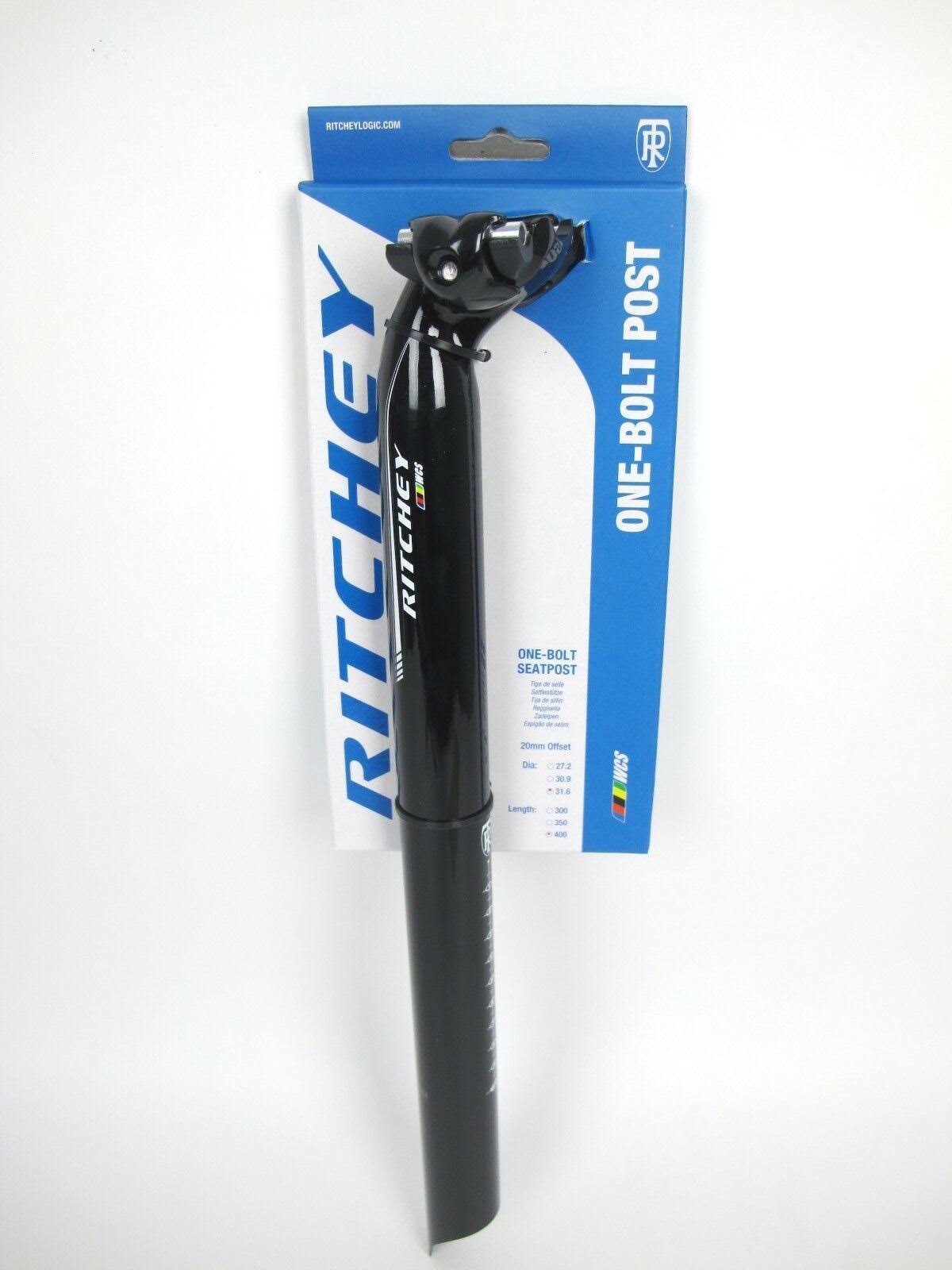 Ritchey Seatpost WCS 1-Bolt &Wet& Black 400mm 31.6mm - Avayadevconnect