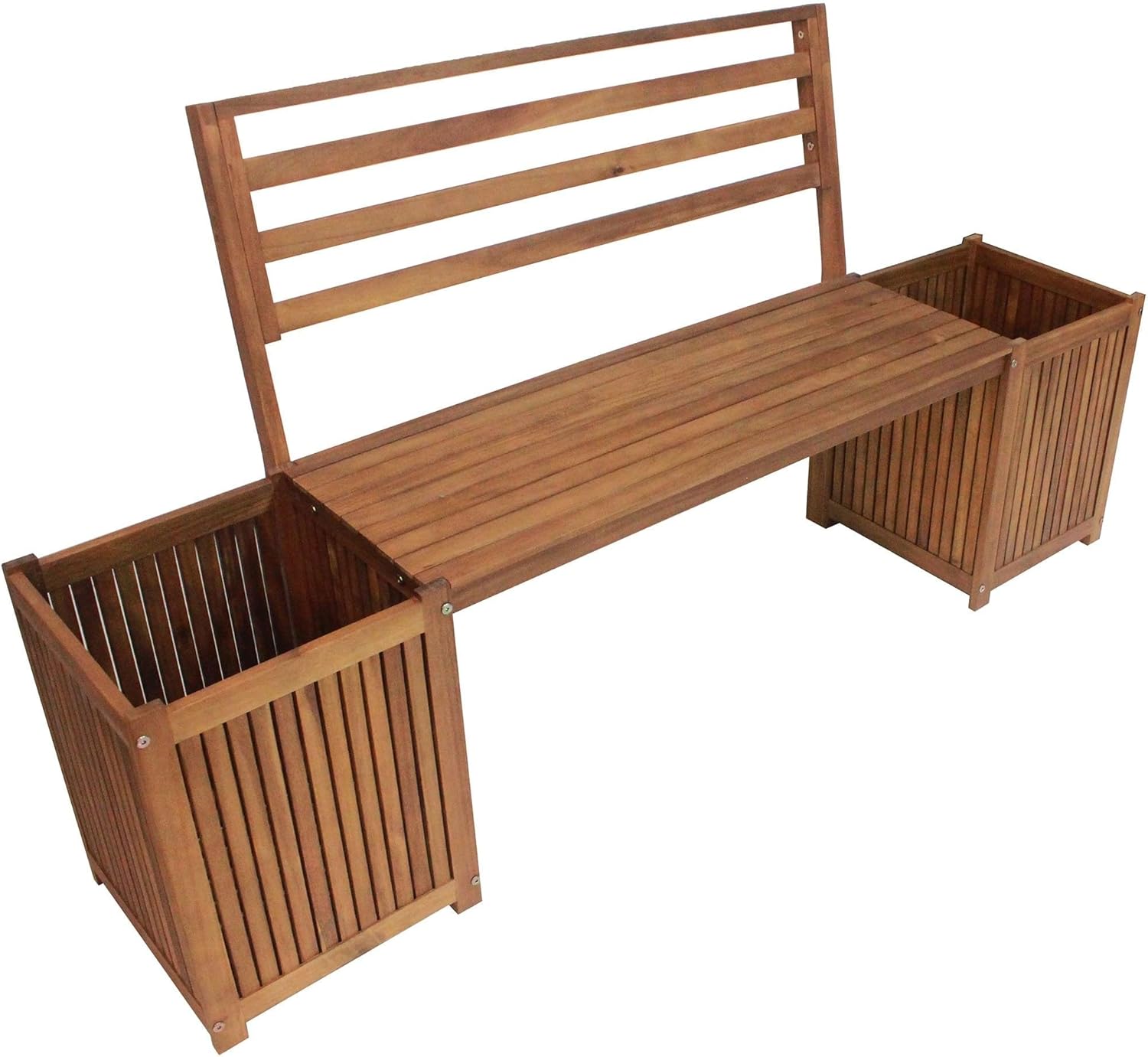 Leigh Country Sequoia Planters Bench, Acacia