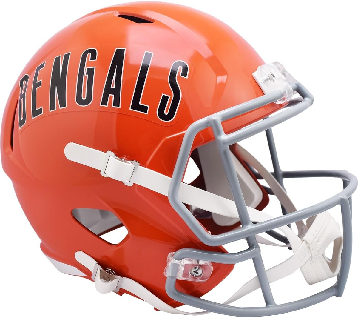 Cincinnati Bengals 1968 to 1979 Throwback Throwback Riddell Speed Replica Full Size Helmet - NFL Replica Helmets