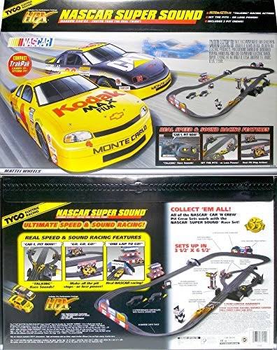 1998 Tyco Mattel 440-X2 Slot Car Nascar Super Sound 20& Race Set Kodak Cat 37574