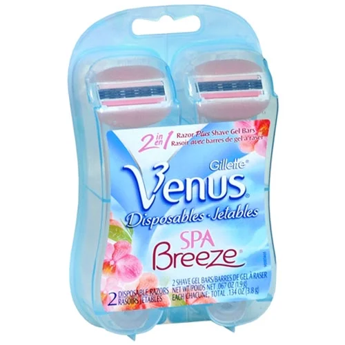 Gillette Venus Spra Breeze Disposable Razors, 2 Ea, 6 Pack