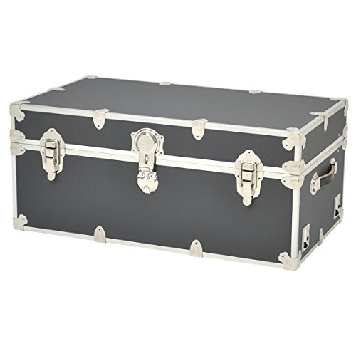 Rhino Trunk & Case Large Armor College Trunk - Secure Dorm Storage Chest - Ideal Footlocker for Students