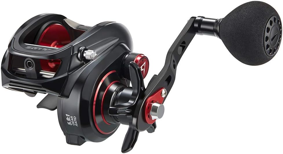 Piscifun Alijoz Baitcasting Reels - Size 300 Aluminum Frame Baitcaster, 33Lbs Max Drag Low Profile Baitcaster Reel, 5.9:1/8.1:1 Gear Ratio