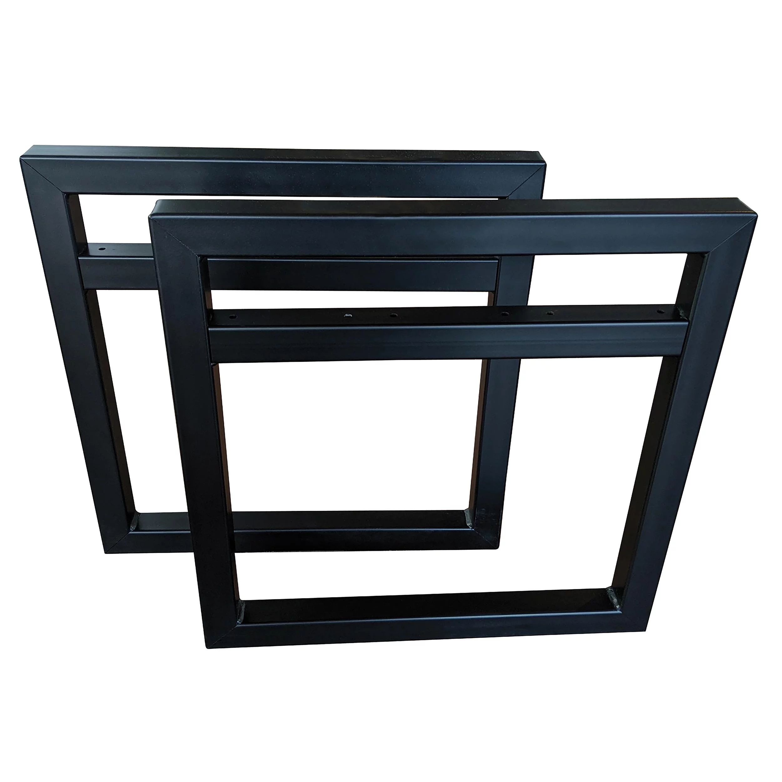 Live Edge Timber Co. Cube Bench Legs Pair – 20” – Black