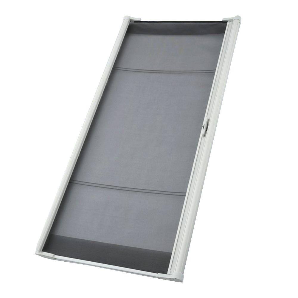 ODL ZSMSLW03 Brisa White Sliding Door Retractable Screen Door