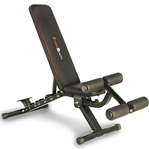 Fitness Reality 2000 Super Max XL - Adjustable Weight Bench - Bench Press and Workout Bench for Incline Decline Strength Training
