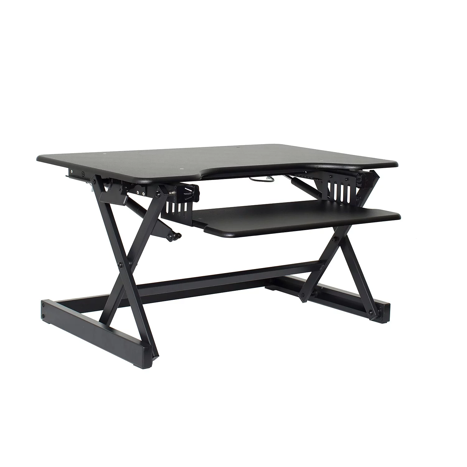 32" Height Adjustable Standing Desk Converter in Black (R EADRB2)