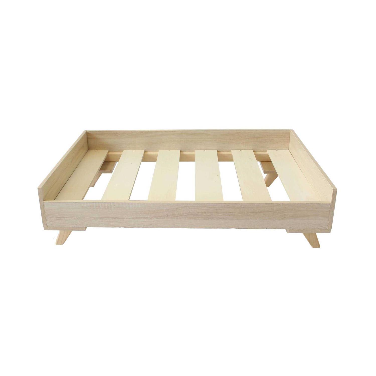 Midlee Raised Wooden Dog Bed Frame - Pet Supplies online store