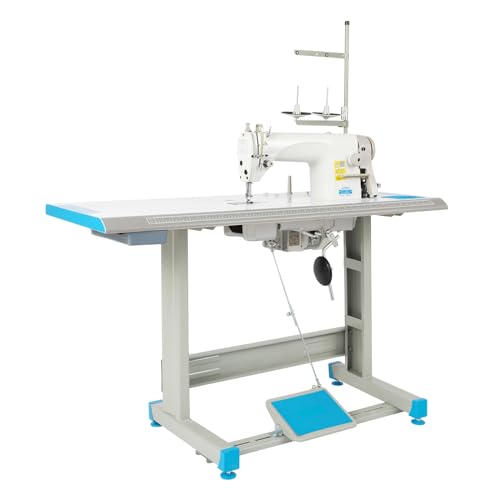 Heavy Duty Sewing Machine with Servo Motor, 550W Commercial Sewing Machine Electric Sewing Machine with 14 Needles